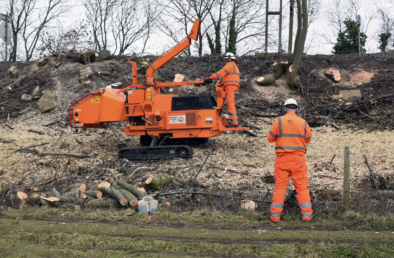 Maple Track Services at work